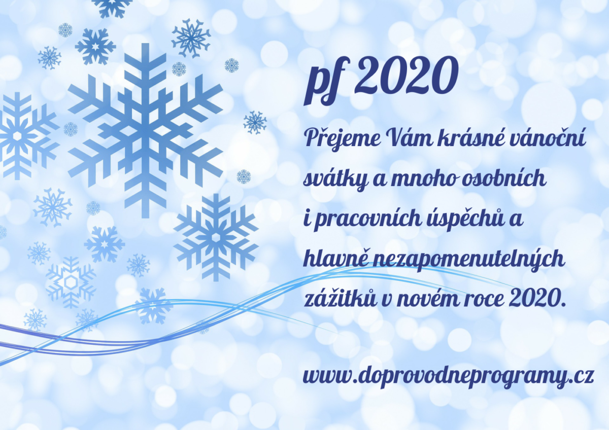 PF2020 doprovodné programy
